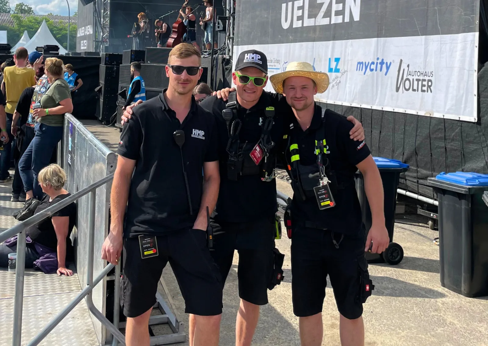Das Team von Hanse Mobile Power im Einsatz